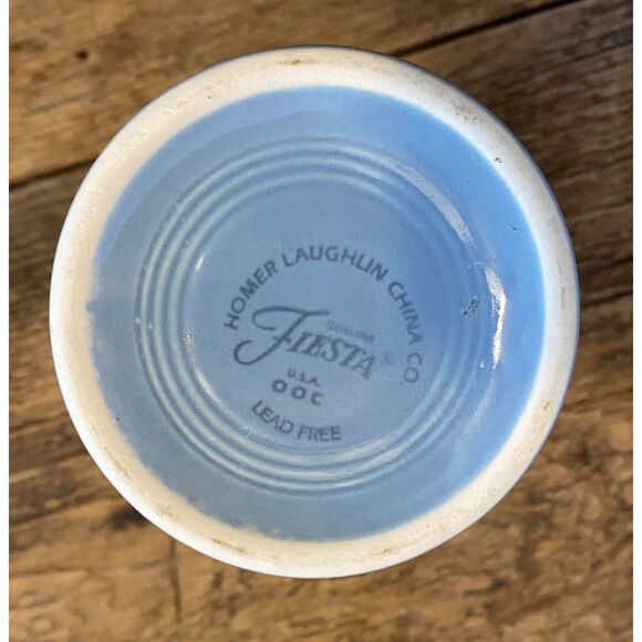 Fiestaware Periwinkle Discontinued 6.5 oz Tumbler - Picture 4 of 5